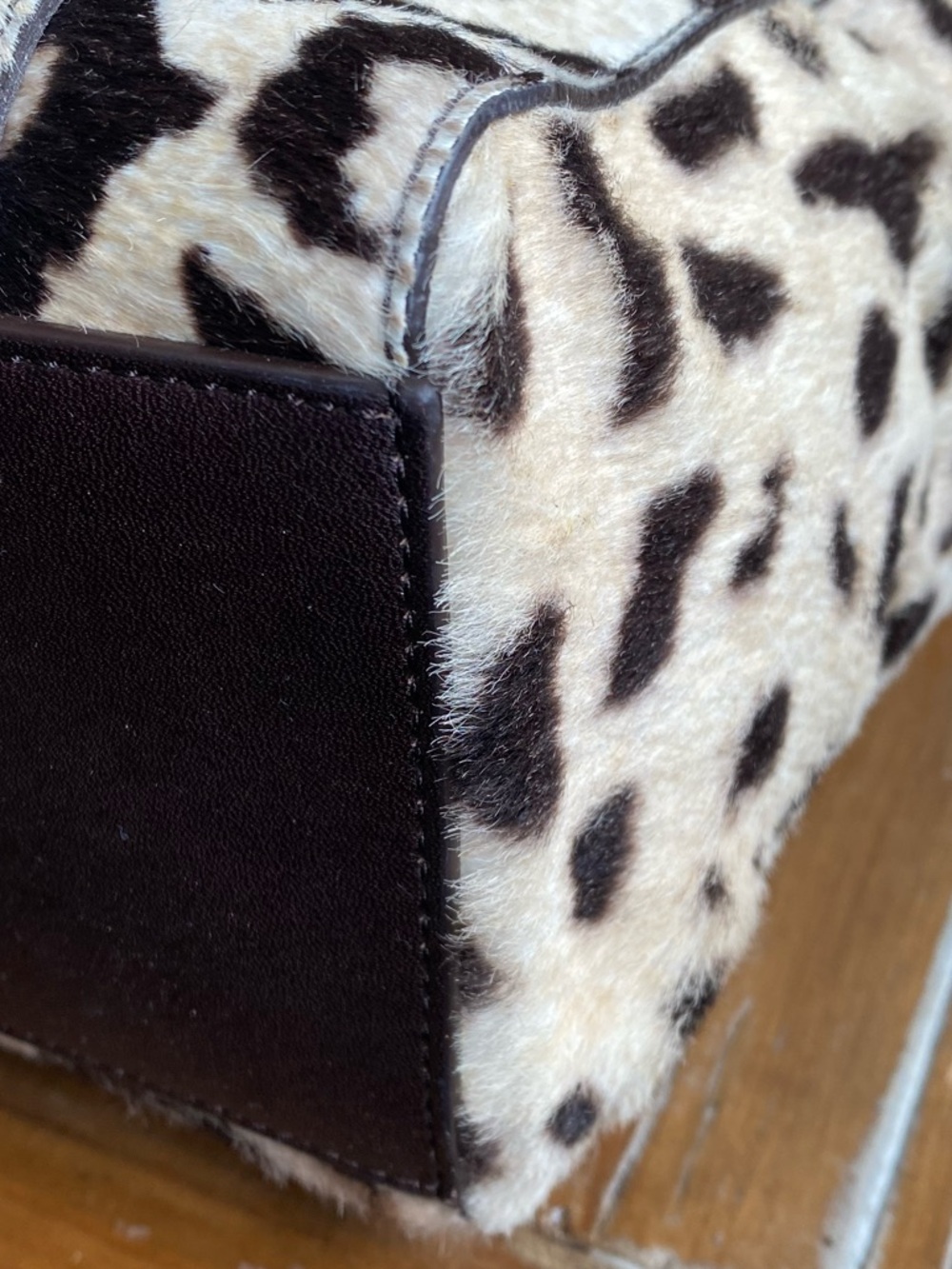 Coach XL Legacy HairCalf Ocelet North South Tote Bag - Picture 9 of 17